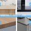 Orange color kitchen design modern modular kitchen cabinet
