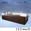 Acrylic 6M Above Ground Winter Swimming Pool Wood Pool with Hot Tub Zone JY8601