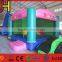 Factory price inflatable bouncers with inside slide and obstacle