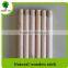 very straight natural wooden brush handle with strecth film packing