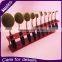 Beauty Acrylic Multi Color Quadrate Shape 10Pcs Cosmetic Oval Makeup Brush Holder