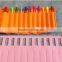 Cute Girls wool felt Roll Pencil Pen Case Makeup Pouch Pocket Brush Holder Bag