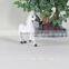 realistic toy lifelike toy white horse ornament