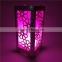 Wholesale Hot Sell Cuboid Hollow Out LED PVC Plastic Table Light With UK Plugs For Bedroom Decorating