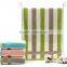 Stripe bath face square towel set