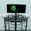 China 4-Sides Detachable Metal Rotating Stand Desktop Display