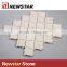 Newstar Crema Beige Arabesque Marble Lantern Brown Stone Tile Backsplash