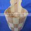 Small wood buckets antique wood bucket wooden bucket for art