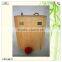 large space hinged lock cutting octangon wine box