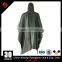 High waterproof function 210T PVC coating green color miltary poncho outdoor training