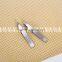 Factory directly sale logo laser 430 stainless steel eyebrow tweezer in beauty salon