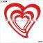 16002 heart shape silicone high temperature heat insulation mat kitchenwares silicone mat flexible silicone heating mat