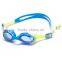 Custom wholesale kids adjustable silicone swimming goggles for children