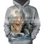 Custom cartoon cat hoodies cat sweatshirt