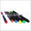 2.0mm fiber tipped permanent fabric marker with 25 colors+OEM color 6pcs per poly bag #FM206