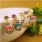 Couple dolphin style phone accessory attractive crystal dustproof jewelry for girls