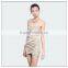 Hight quality wrinkle sleeveless evening dress for ladies,party dress