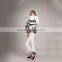 Myfur Short Style White and Black Fox Fur Coat For Girls and Women