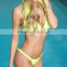 2017 Mature two pieces hooded maillot swimsuit