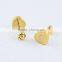 Stainless Steel Gold Geometry Earring Stud Different Shape Flower Star Heart Butterfly and Clover