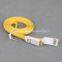 Smiley Face 8 Pin Flat Noodle LED USB Data Sync and Charger Cable for iPhone 5