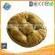 plush stuffed round shape yoga cushion