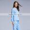 Cheap Nurse Hospital Uniform Designs long Sleeve V-Neck Healthcare