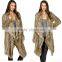 SJ459-02 Big Big Collar Knit Rabbit Fur Jacket Hand Knit Furs Jacket