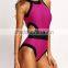 Fashion Ladies Solid Swimwear Bandage Beachwear Women's One piece Swimsuit Sexy Monokini Bathing Suit