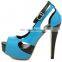 Wholesale New style Waterproof Hollow Out New Fish Mouth High-heeled Dress Shoes
