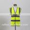2017 Hot sale high visibility reflective safety vest Quality