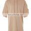 Mens Oversized Fit Tan Drop Shoulder Sleeve Pocket Sweatshirt