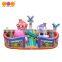 kid game mushroom inflatable fun city girl inflatable fun house with factory price