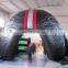 black inflatable football helmet tunnel for game decor