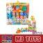 Funny building block puzzle design ABS Plastic baby toys Manufacturer
