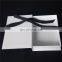 Harmonious design! Book shape pacing box logo with a black ribbon