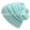Custom winter outdoor cap unisex stripe knitted hat