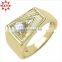 Manufacture new products cheap fashion gold rings 2015