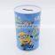 Coin tin can collection box/saving tin can