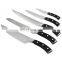 Latest Designs Pakka Wood Handle 5 PCS Knife Set Kitchen