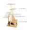 High-end flannel cat tree house with scratching tree pole cat jumping platform