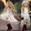 2019 Easter Day Dress Summer Girls Ear Moon Print Dresses Kids Party Dresses Princess Dresses