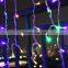 outdoor decoration 4m Droop 0.4-0.6m curtain icicle led string lights garden xmas decorative lights