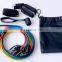 Harbour customised training 11pcs long pull up resistance bands with handles
