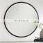 Modern design round decorative wall mounted mirror