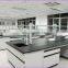 Steel Wood Lab Island Bench For University Laboratory with PVC Handle