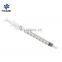 2021 Custom Medical Vaccine Liquid Medicine Injection 1 cc 2 cc 5 cc Disposable Plastic Luer Lock Syringe without Needle