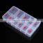 Acrylic Empty False Nail Art Tips Box Storage Case 1000 Pcs