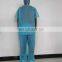 Lightweight breathable and moisture permeable level 1  design pp non woven short sleeve nurse scrub suit