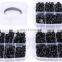 635Pcs Car Push Retainer Clips Auto Assortment-16 Most Popular Sizes Nylon Bumper Fender Rivets with 10 Cable Ties